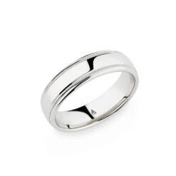 Christian Bauer White Gold Wedding Band 274434