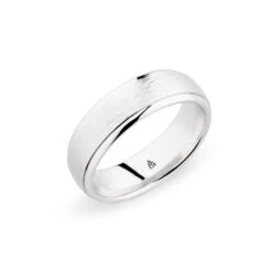 Christian Bauer White Gold Wedding Band 274460