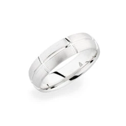 Christian Bauer White Gold Wedding Band 274467