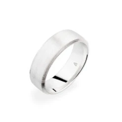 Christian Bauer White Gold Wedding Band 274472