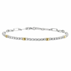 14K White Gold Diamond Fashion Bracelet 0.75CTW