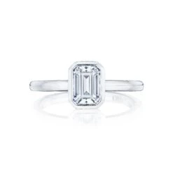Tacori 18k White Gold Starlit Engagement Ring Setting (0.01 CTW)