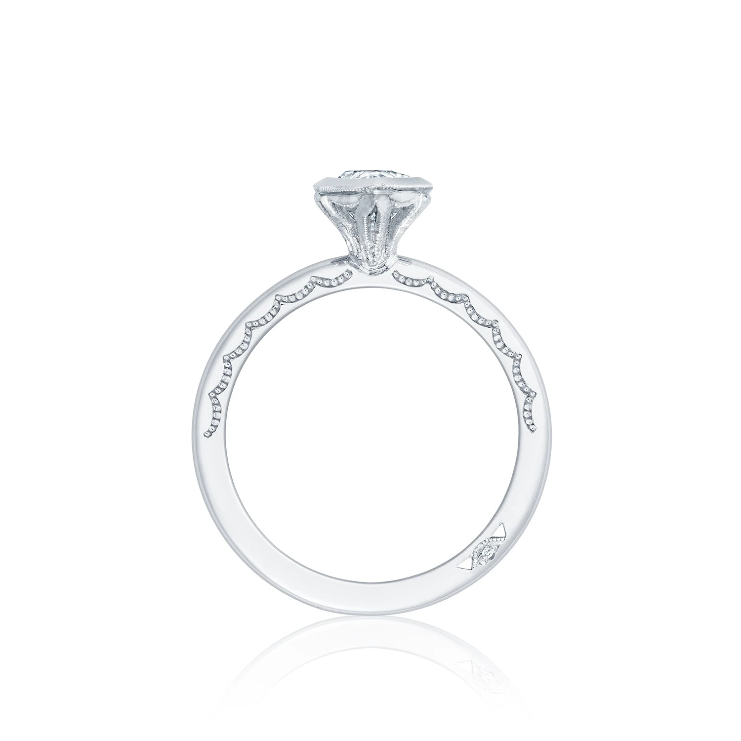 Tacori 18k White Gold Starlit Marquise Diamond Engagement Ring Setting (0.01 CTW) 4 Tacori 18k White Gold Starlit Marquise Diamond Engagement Ring Setting (0.01 CTW) - Image 2