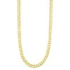14K 7.07mm Solid Curb Chain 24in -DIAMOND JEWELRY SHOP 304 180 24