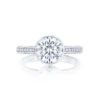 Tacori 18k White Gold Starlit Round Diamond Engagement Ring Setting (0.13 CTW) 2 Tacori 18k White Gold Starlit Round Diamond Engagement Ring Setting (0.13 CTW) -DIAMOND JEWELRY SHOP 305 25rd8 10