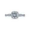 Tacori 18k White Gold Dantela Round Diamond Engagement Ring Setting (0.25 CTW) 1 Tacori 18k White Gold Dantela Round Diamond Engagement Ring Setting (0.25 CTW) -DIAMOND JEWELRY SHOP 39 2cu65 10