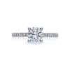 Tacori 18k White Gold Sculpted Crescent Round Diamond Engagement Ring Setting (0.19 CTW) 1 Tacori 18k White Gold Sculpted Crescent Round Diamond Engagement Ring Setting (0.19 CTW) -DIAMOND JEWELRY SHOP 44 15rd65 10