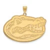 14k Yellow Gold LogoArt University Of Florida Gator Extra Large Pendant -DIAMOND JEWELRY SHOP 4Y005UFL