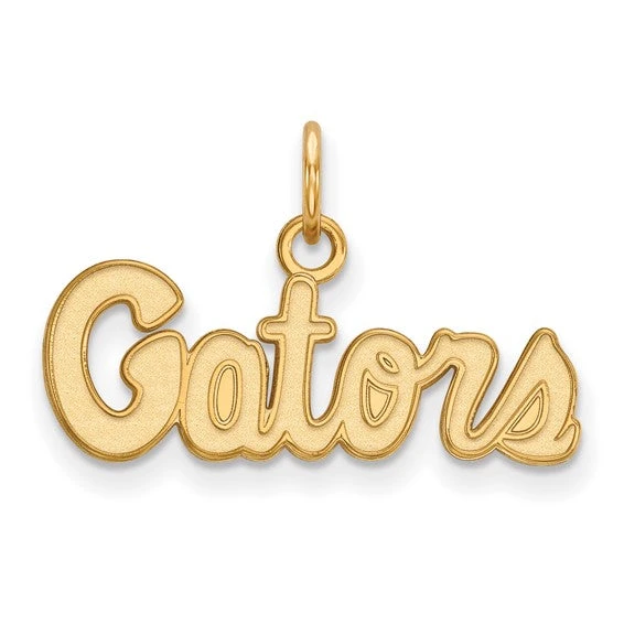 14k Yellow Gold LogoArt University Of Florida Gators Script Extra Small Pendant 3 14k Yellow Gold LogoArt University Of Florida Gators Script Extra Small Pendant