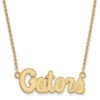 10k Yellow Gold LogoArt University Of Florida Gators Script Small Pendant 18 Inch Necklace -DIAMOND JEWELRY SHOP 4Y049UFL 18 1a70f1c6 d377 4956 a975 5e31192abd6d