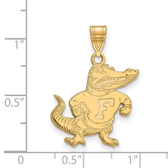 10k Yellow Gold LogoArt University Of Florida Gator Large Pendant 4 10k Yellow Gold LogoArt University Of Florida Gator Large Pendant - Image 2