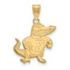 Sterling Silver Gold-plated LogoArt University Of Florida Gator Large Pendant -DIAMOND JEWELRY SHOP 4Y072UFL c06dd98d 2129 4824 ae0a f28ae67316a4