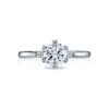 Tacori 18k White Gold Sculpted Crescent Round Diamond Engagement Ring Setting (0.07 CTW) 2 Tacori 18k White Gold Sculpted Crescent Round Diamond Engagement Ring Setting (0.07 CTW) -DIAMOND JEWELRY SHOP 56 2rd65 10