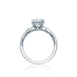 Tacori 18k White Gold Sculpted Crescent Round Diamond Engagement Ring Setting (0.07 CTW) 5 Tacori 18k White Gold Sculpted Crescent Round Diamond Engagement Ring Setting (0.07 CTW) -DIAMOND JEWELRY SHOP 56 2rd65 20