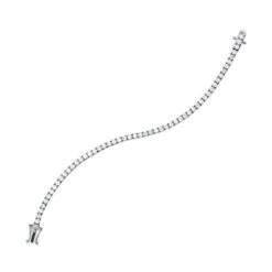 14K White Gold Tennis Bracelet