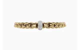 Fope EKA Yellow Gold Diamond Bracelet (0.58CTW) 4 Fope EKA Yellow Gold Diamond Bracelet (0.58CTW) - Image 2