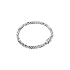 Fope Mesh Diamond Bracelet (0.15 CTW) -Size Medium