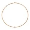 Fope EKA Mesh Diamond Necklace (0.19 CTW) -DIAMOND JEWELRY SHOP 73001CX PB R XBX