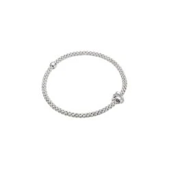 Fope PRIMA 18K Gold & Diamond Rondel Bracelet (0.10CTW) -Size Medium 7 Fope PRIMA 18K Gold & Diamond Rondel Bracelet (0.10CTW) -Size Medium -DIAMOND JEWELRY SHOP 74408BX BB B BBB