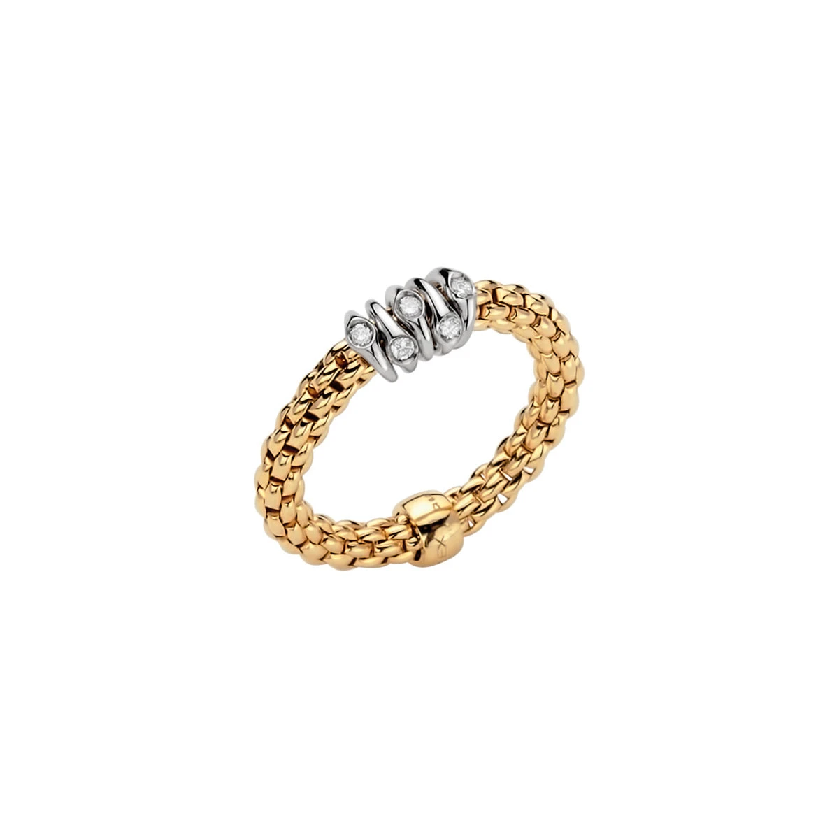 Fope PRIMA Diamond Rondels Ring (0.07CTW) -Size Medium 3 Fope PRIMA Diamond Rondels Ring (0.07CTW) -Size Medium