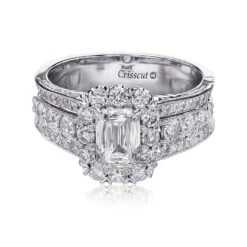 Christopher Designs Crisscut Engagement Ring Setting (1.13 CTW)