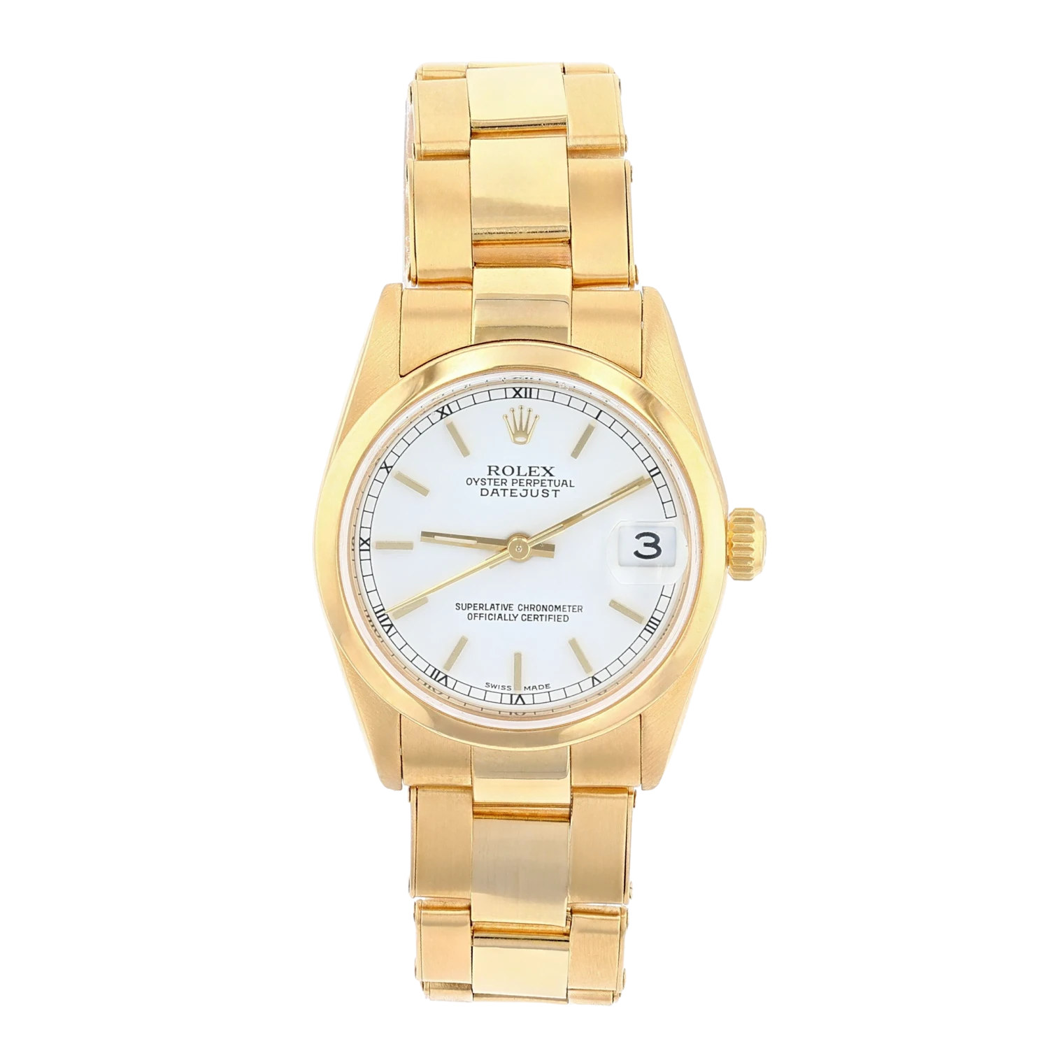 Rolex 78248 Datejust 18K Yellow Gold Brushed Finish 31mm (Pre-owned) 3 Rolex 78248 Datejust 18K Yellow Gold Brushed Finish 31mm (Pre-owned)