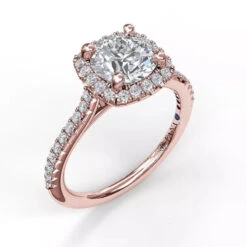 FANA Delicate Cushion Halo Engagement Ring Setting With Pave Shank 11 FANA Delicate Cushion Halo Engagement Ring Setting With Pave Shank -DIAMOND JEWELRY SHOP 9cb046f0 cb7b 47ca 8650 6075ee1d6ff8 rTGc91w.jpg.800x800 q85 background