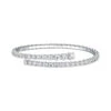 A Link Abbracci 4.52 Ctw Diamond Bypass 18K White Gold Bracelet