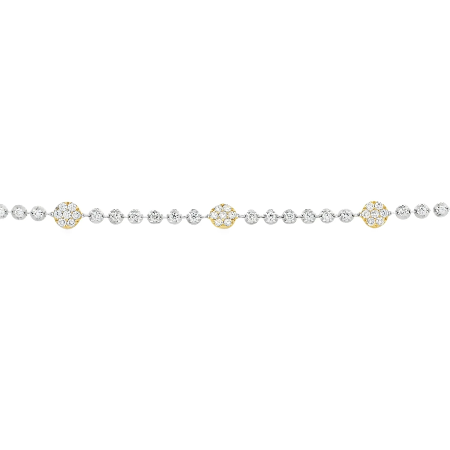 Illusion Diamond Station Bracelet 3 Illusion Diamond Station Bracelet