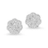 14k Diamond Cluster Bouquet Earrings