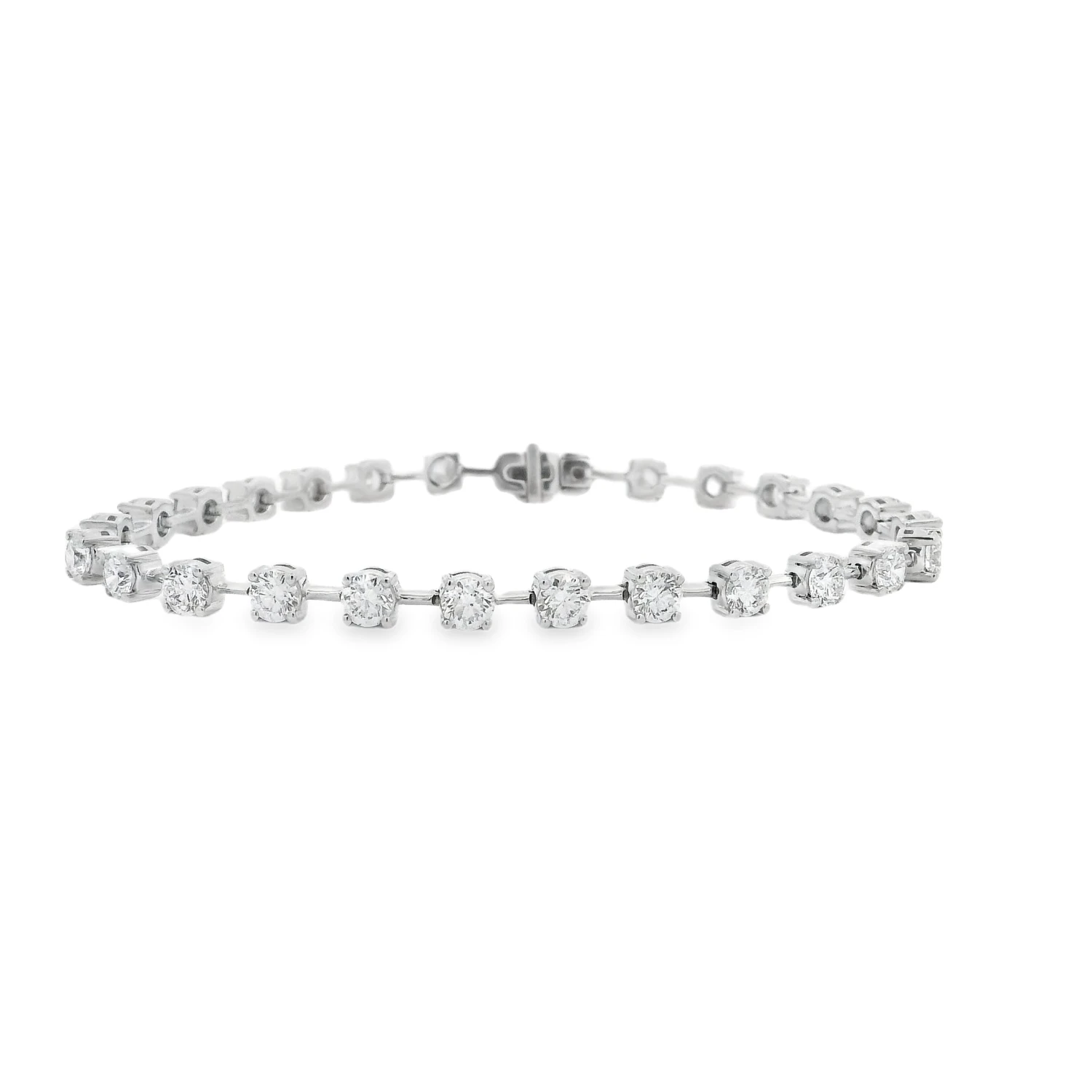 Round Diamond Tennis Bracelet 3 Round Diamond Tennis Bracelet