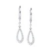 White Gold Diamond Earrings 1 White Gold Diamond Earrings -DIAMOND JEWELRY SHOP ER10383 4WD