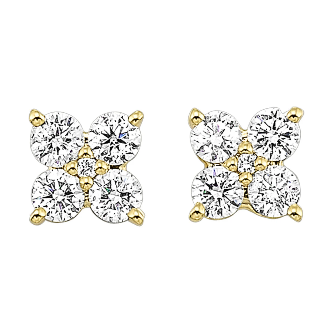 14Kt Yellow Gold Diamond 1/3Ctw Earring 3 14Kt Yellow Gold Diamond 1/3Ctw Earring
