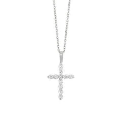 Diamond Cross Necklace 1/10 CTW