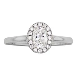 Complete White Gold Engagement Ring