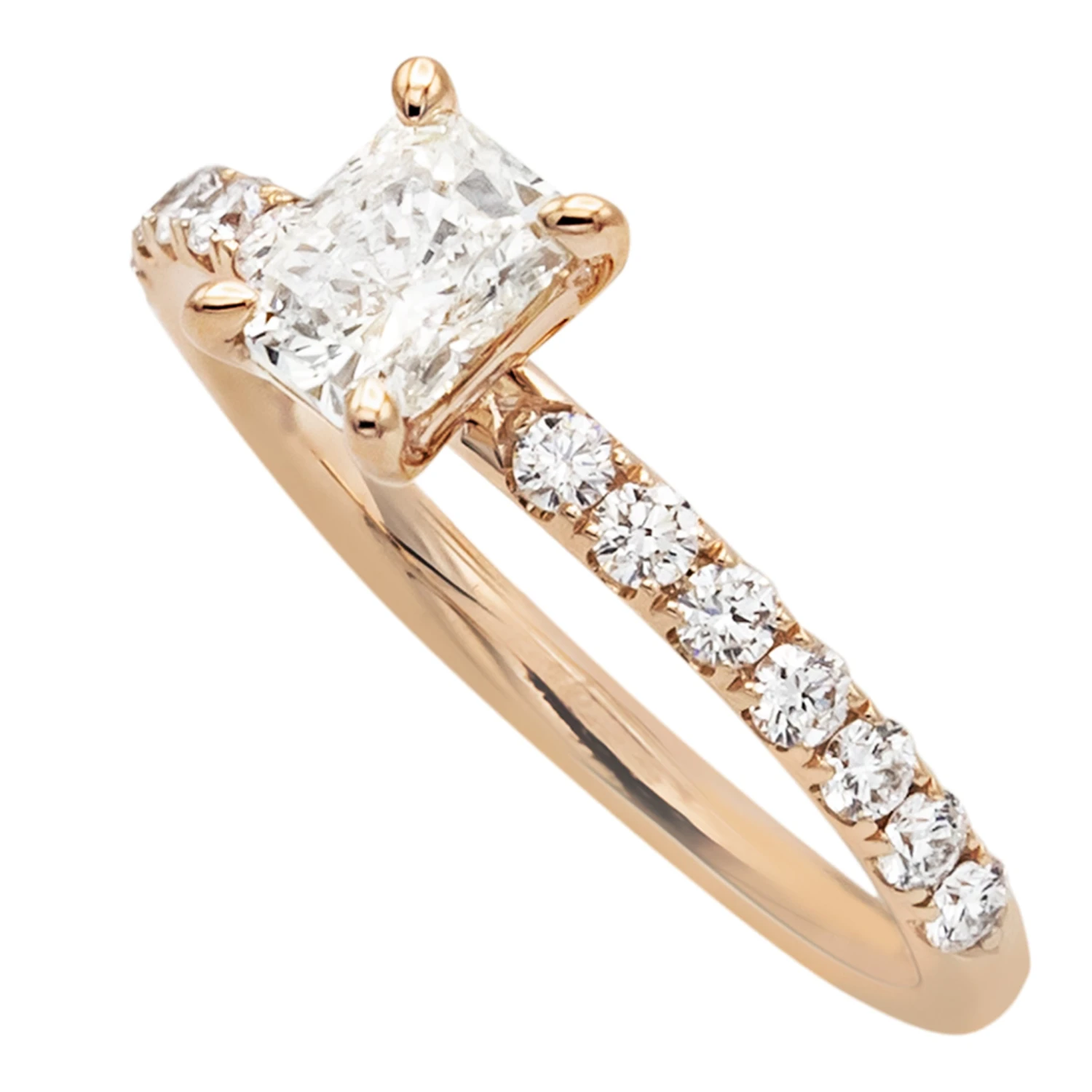 Complete Radiant Engagement Ring 4 Complete Radiant Engagement Ring - Image 2