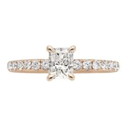 Complete Radiant Engagement Ring
