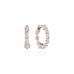 Verragio 16mm Majesty Diamond Inside-Out Hoop 18K Gold (1.05CTW) 7 Verragio 16mm Majesty Diamond Inside-Out Hoop 18K Gold (1.05CTW) -DIAMOND JEWELRY SHOP J 0198416 RH