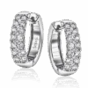 Simon G Le4390 Huggie Hoop Earrings In 18k Gold With Diamonds 2 Simon G Le4390 Huggie Hoop Earrings In 18k Gold With Diamonds -DIAMOND JEWELRY SHOP LE4390 WHITE 18K X