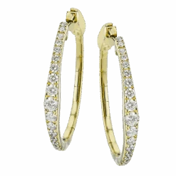 Simon G Le4650 Sg Hoop Earring LE4650-Y