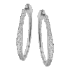 Simon G Le4650 Hoop Earrings In 18k Gold With Diamonds 2 Simon G Le4650 Hoop Earrings In 18k Gold With Diamonds -DIAMOND JEWELRY SHOP LE4650 WHITE 18K X