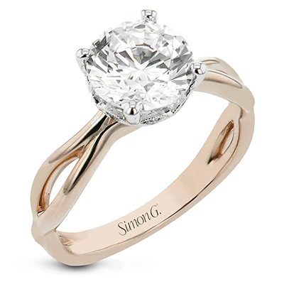 Simon G. Engagement Ring Setting With Hidden Diamond Accent (0.04CTW) 3 Simon G. Engagement Ring Setting With Hidden Diamond Accent (0.04CTW)