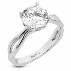 Simon G. Engagement Ring Setting With Hidden Diamond Accent (0.04CTW) 7 Simon G. Engagement Ring Setting With Hidden Diamond Accent (0.04CTW) -DIAMOND JEWELRY SHOP LR2945 WHITE PLAT SEMI 6d70710f 2c61 4e1e 81ca 7a0d44fa97f3