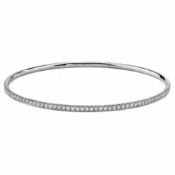 Simon G Mb1432 Bangle In 18k Gold With Diamonds