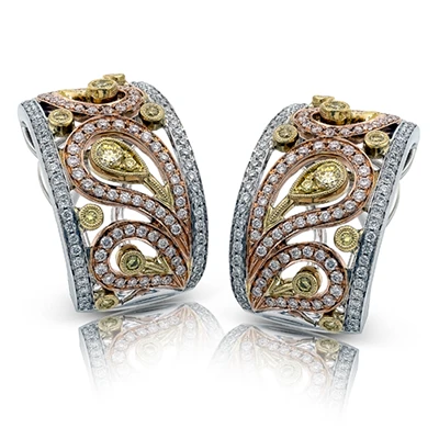 Simon G Me1426 Earrings In 18k Gold With Diamonds 3 Simon G Me1426 Earrings In 18k Gold With Diamonds