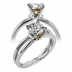 Simon G. Round Engagement Ring Setting .03 CTW)