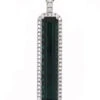 Tourmaline And Diamond Fashion Pendant -DIAMOND JEWELRY SHOP N1086 BGT14W