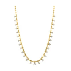 14Kt Yellow Gold Diamond 1 3/4Ctw Necklace