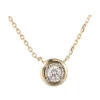 14Kt White Yellow Gold Diamond 1/5Ctw Necklace -DIAMOND JEWELRY SHOP NK10457 4YWC
