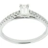 Complete Rings 14kt White Gold Classic Half-way Diamond Band -DIAMOND JEWELRY SHOP Newemerald